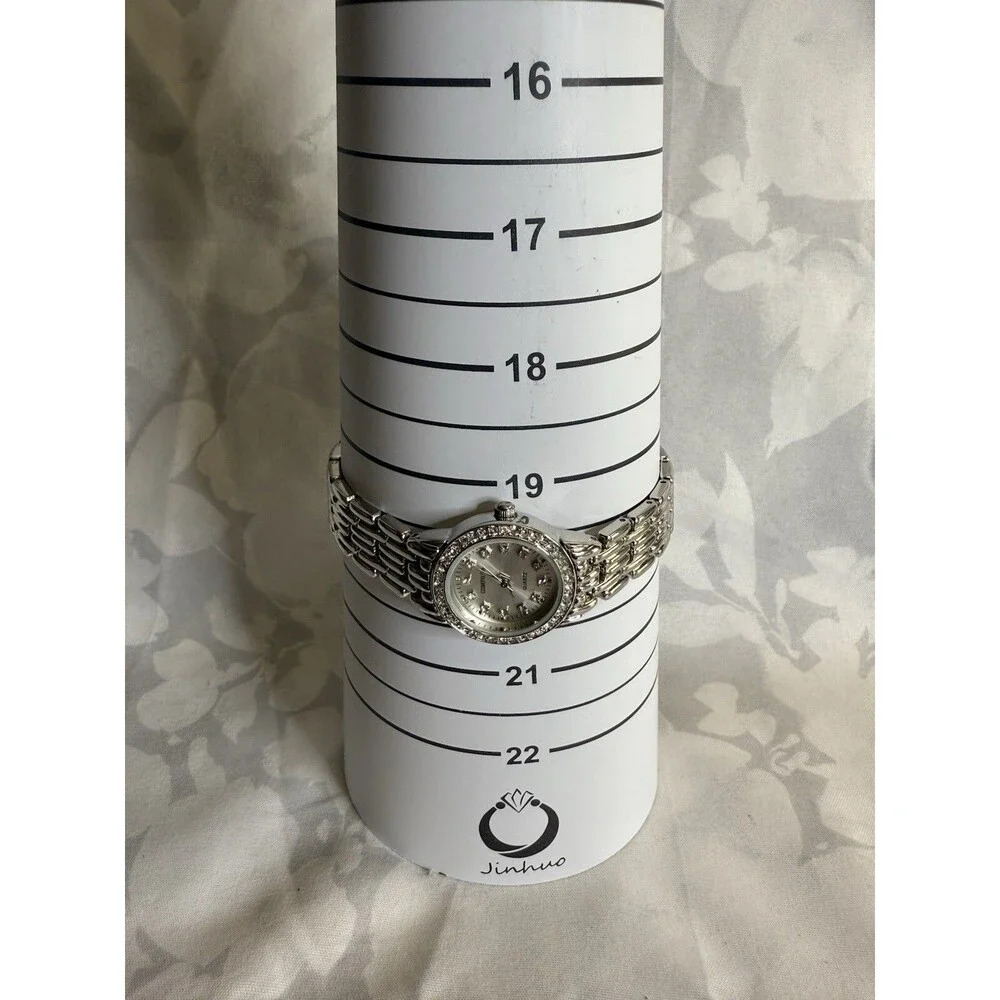 Cosmopolitan Hearst Ladies Silver Analog Watch, New In Box With Papers.